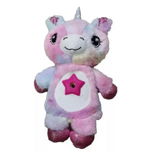 Load image into Gallery viewer, SleepySprout Glow™- a cuddly unicorn plush that lights up the night with a shimmering, starry sky of wonder and comfort."