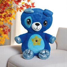 Load image into Gallery viewer, SleepySprout Glow™- a cuddly unicorn plush that lights up the night with a shimmering, starry sky of wonder and comfort."