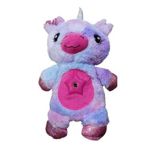 Load image into Gallery viewer, SleepySprout Glow™- a cuddly unicorn plush that lights up the night with a shimmering, starry sky of wonder and comfort.&quot;
