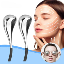Load image into Gallery viewer, 2PCS Ice Globes Spoon Massager Facial Skin Care Freeze Tool Stainless Steel Face Beauty Cryo Roller Cooling Massage Spa Ball
