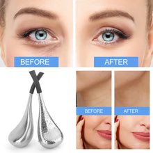 Load image into Gallery viewer, 2PCS Ice Globes Spoon Massager Facial Skin Care Freeze Tool Stainless Steel Face Beauty Cryo Roller Cooling Massage Spa Ball
