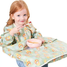 Load image into Gallery viewer, 23GD Water Proofing Feeding Bib Apron for Baby Toddler Full Coverage Coverall Smock Highchair Cover Keeping Clothes Clean
