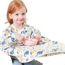 Load image into Gallery viewer, 23GD Water Proofing Feeding Bib Apron for Baby Toddler Full Coverage Coverall Smock Highchair Cover Keeping Clothes Clean

