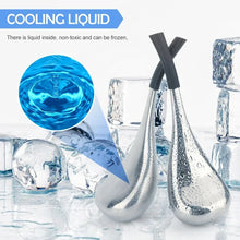 Load image into Gallery viewer, 2PCS Ice Globes Spoon Massager Facial Skin Care Freeze Tool Stainless Steel Face Beauty Cryo Roller Cooling Massage Spa Ball
