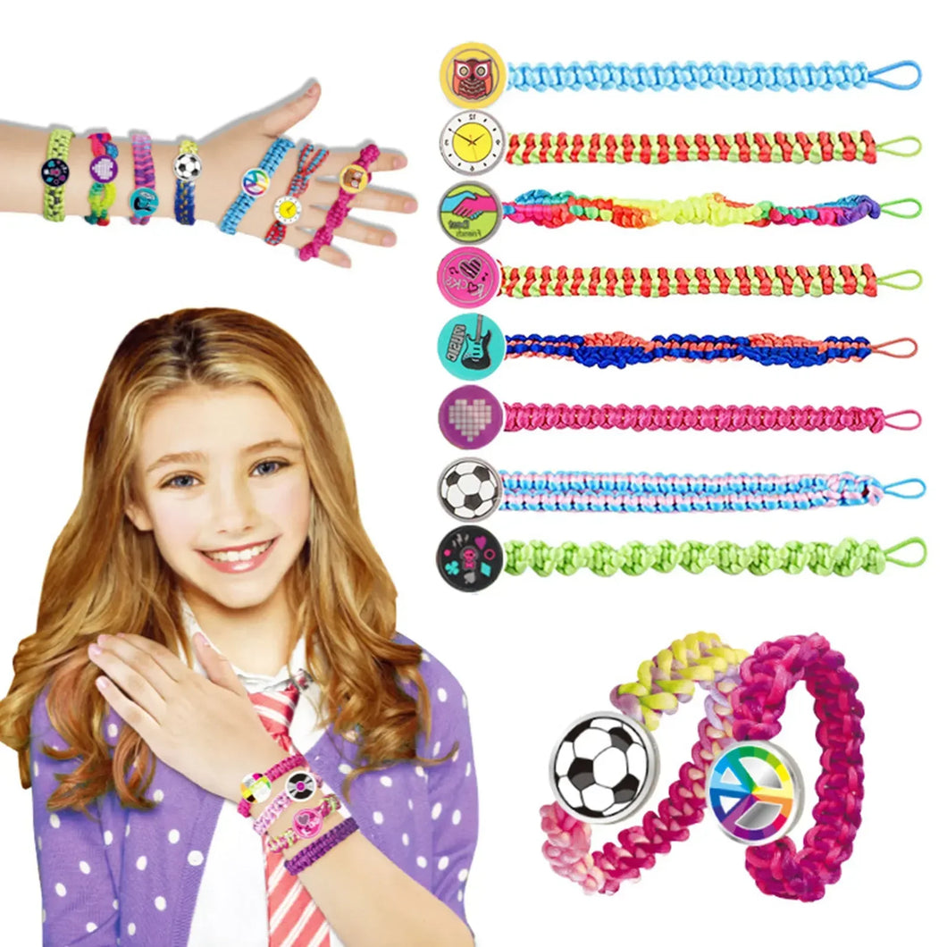 Kit de fabrication de bracelets d'amitié pour filles