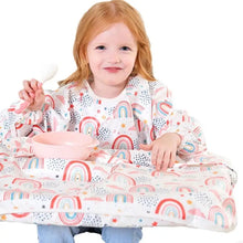 Load image into Gallery viewer, 23GD Water Proofing Feeding Bib Apron for Baby Toddler Full Coverage Coverall Smock Highchair Cover Keeping Clothes Clean
