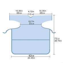 Load image into Gallery viewer, 23GD Water Proofing Feeding Bib Apron for Baby Toddler Full Coverage Coverall Smock Highchair Cover Keeping Clothes Clean
