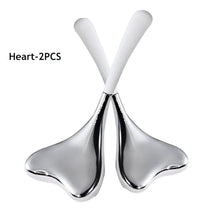 Load image into Gallery viewer, 2PCS Ice Globes Spoon Massager Facial Skin Care Freeze Tool Stainless Steel Face Beauty Cryo Roller Cooling Massage Spa Ball

