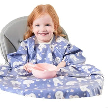 Load image into Gallery viewer, 23GD Water Proofing Feeding Bib Apron for Baby Toddler Full Coverage Coverall Smock Highchair Cover Keeping Clothes Clean
